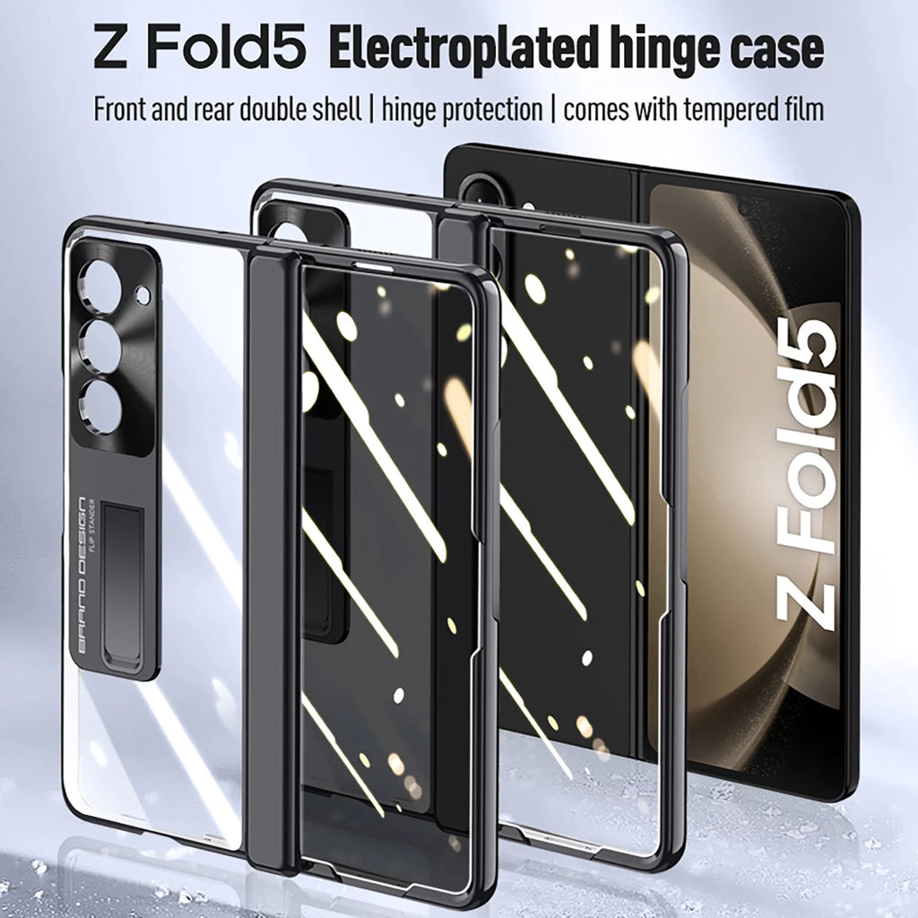 Samsung Galaxy Z Fold 5 Case with Kickstand Blue C48072