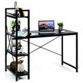 47.5" Computer Desk with 4 Tier Shelves T3323