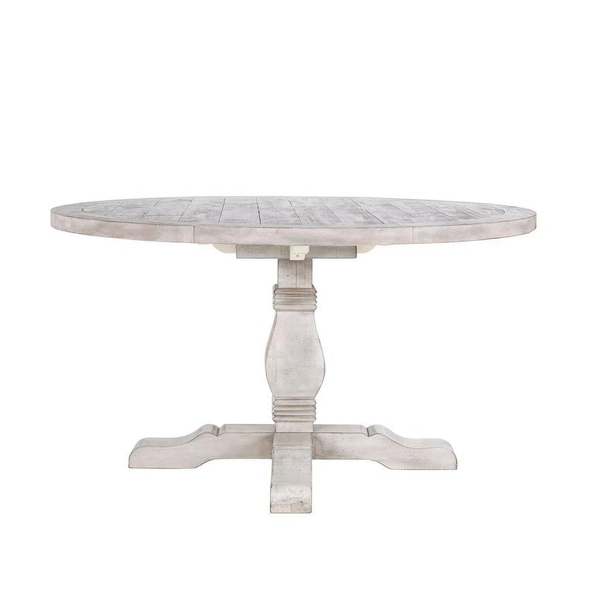 55" Round Solid Pine Wood Dining Table J916375