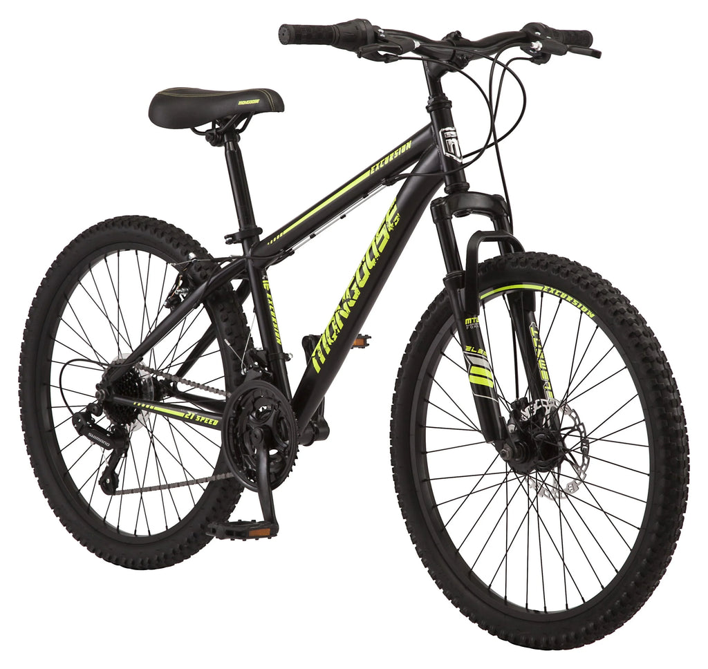 Black and Yellow 21 Speeds Mountain Bike D403