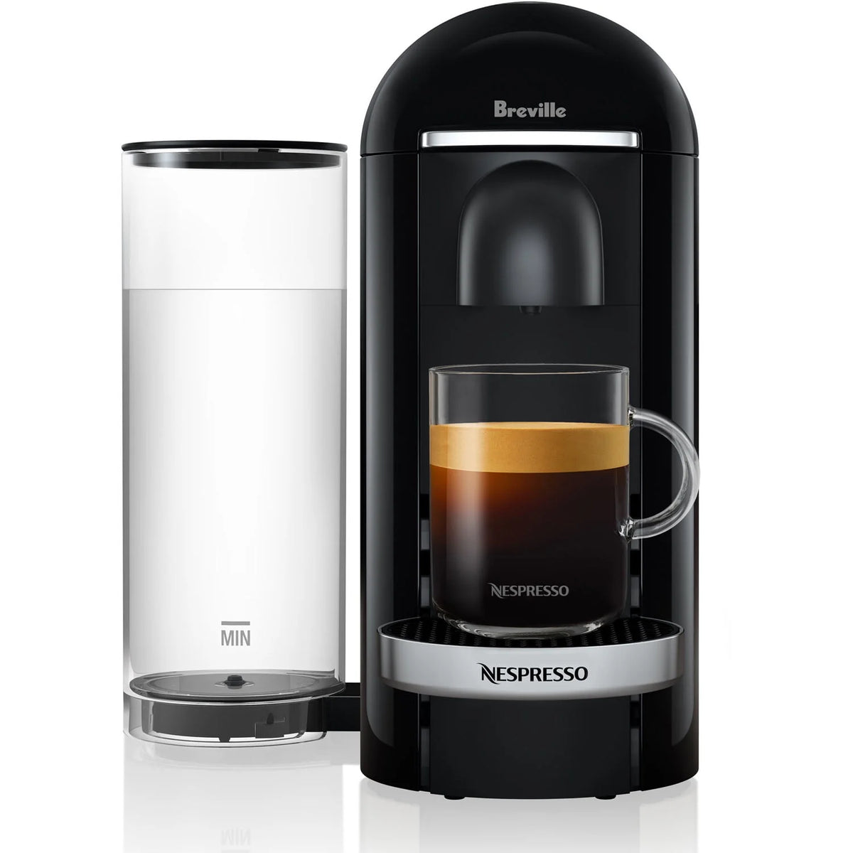 Piano Black Single-Serve Coffee and Espresso Machine W581994
