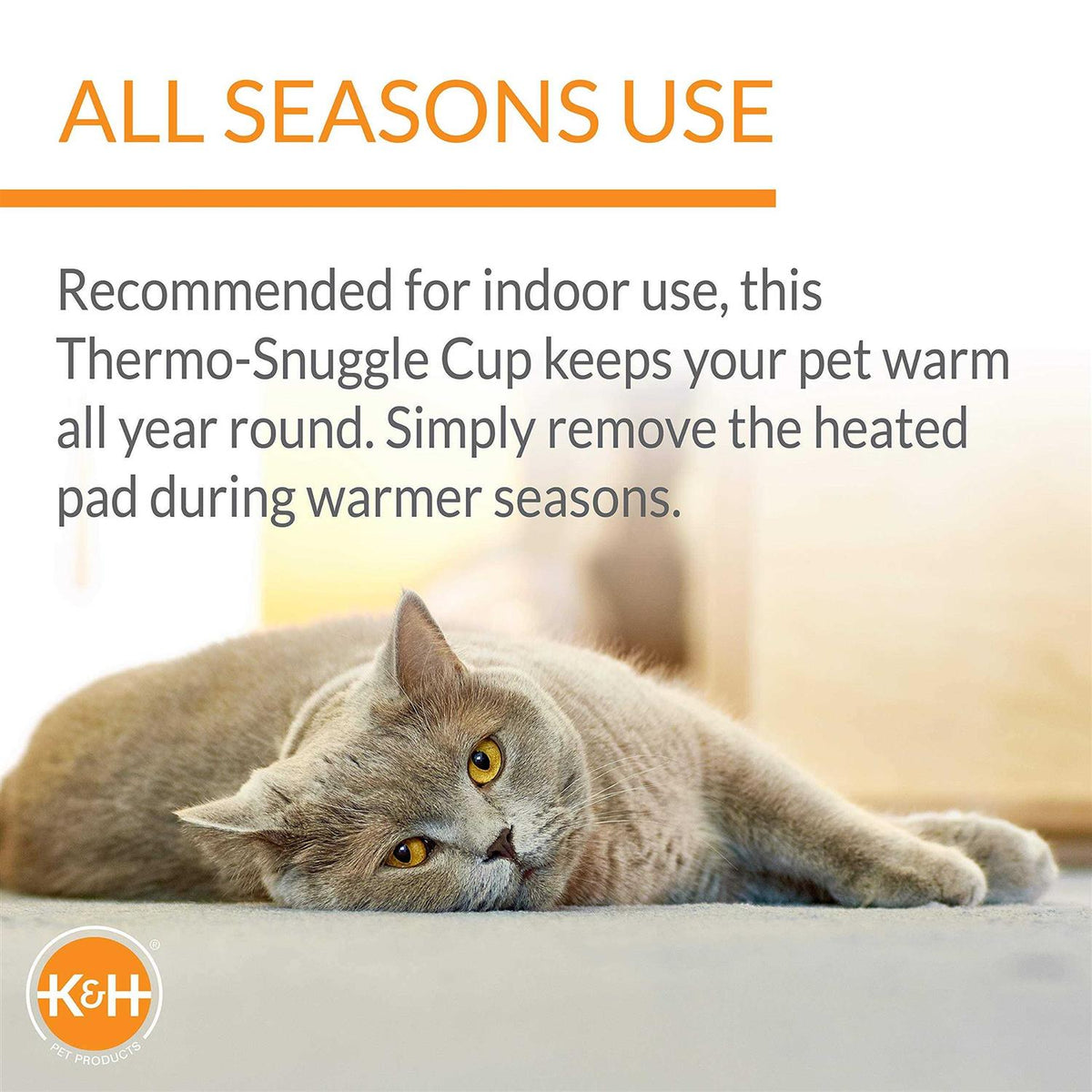 Thermo-Snuggle Cup Pet Bed L122