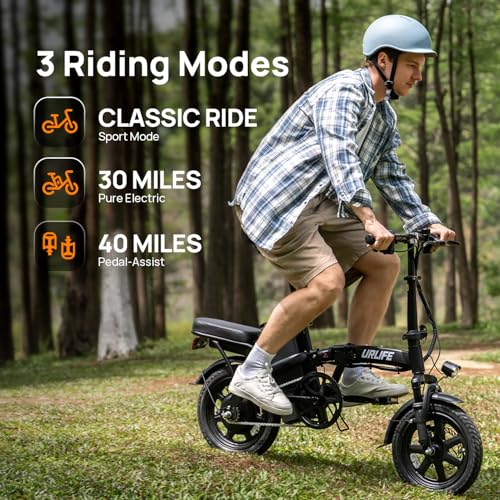 14" Folding Electric Bike 500W 48V 375Wh U534430
