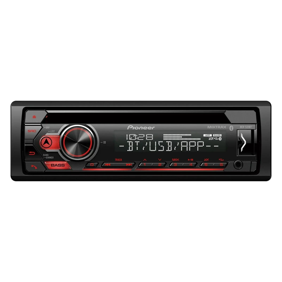 Single Din Bluetooth Car Stereo CD Receiver J4989