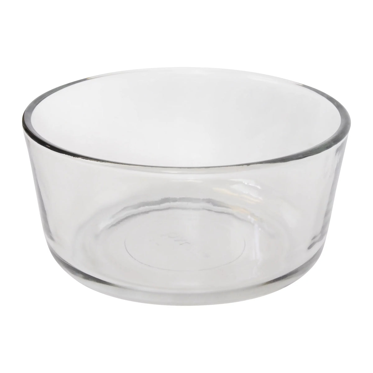 Clear Glass 4-Cup Food Storage Bowl with Lid V11258