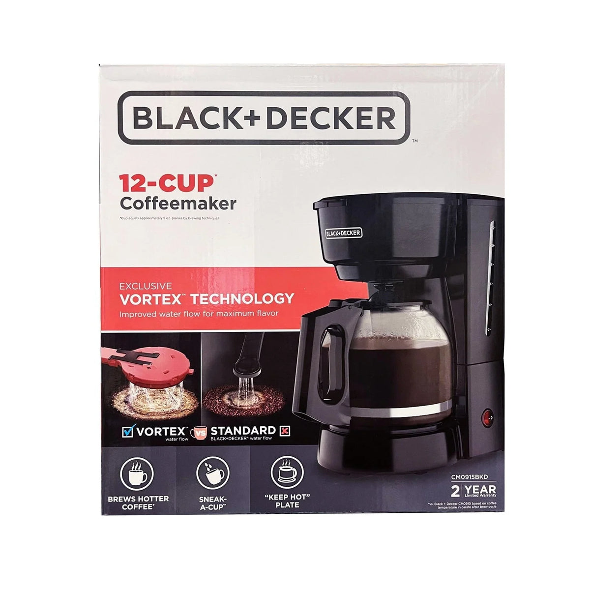 Black 12 Cup Coffee Maker E88318