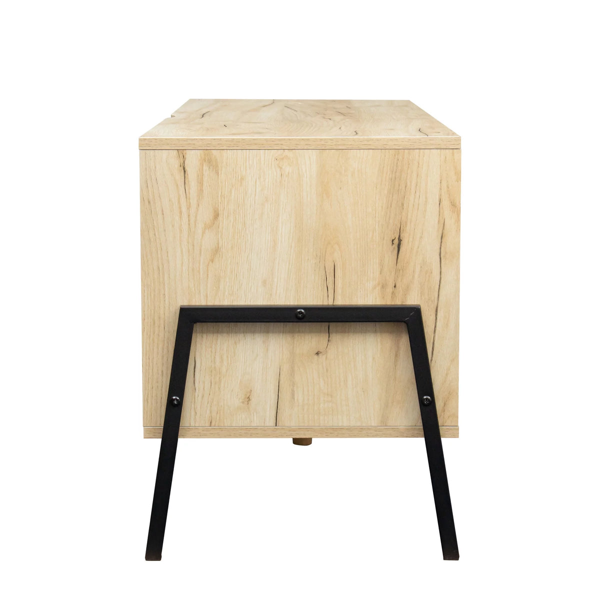 Mid-century modern Wooden TV Console with Storage L206