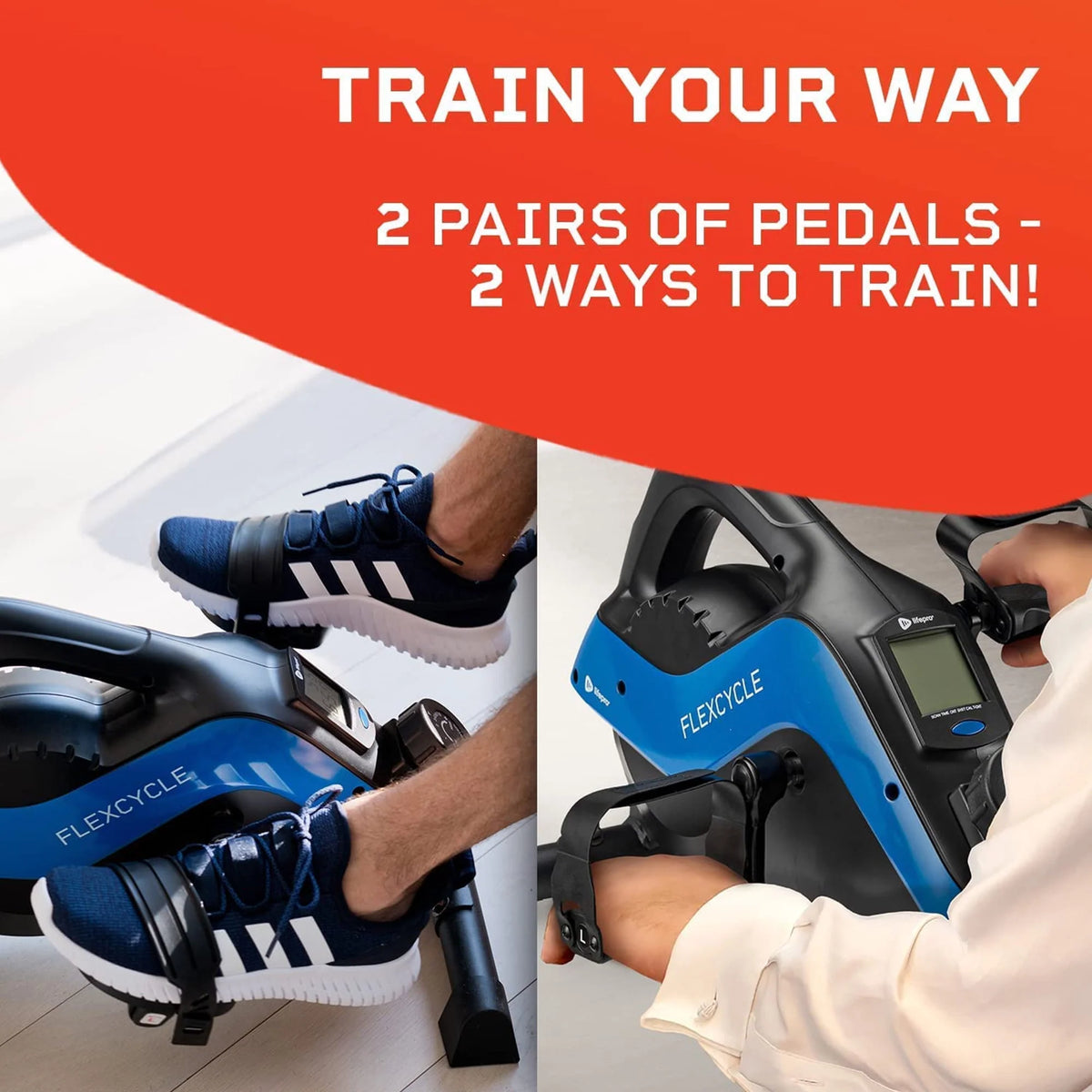 Blue Stationary Bike Pedal Exerciser O1014