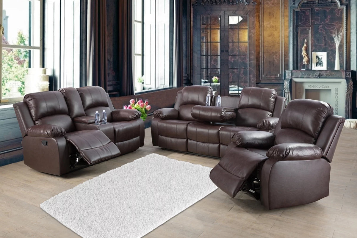 Brown 3 Seat Sofa K82067