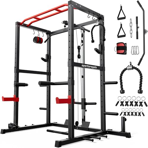 1600lbs Multi-Function Power Cage with Cable Crossover System I91008