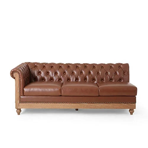 Cognac Brown Natural Sectional K757015