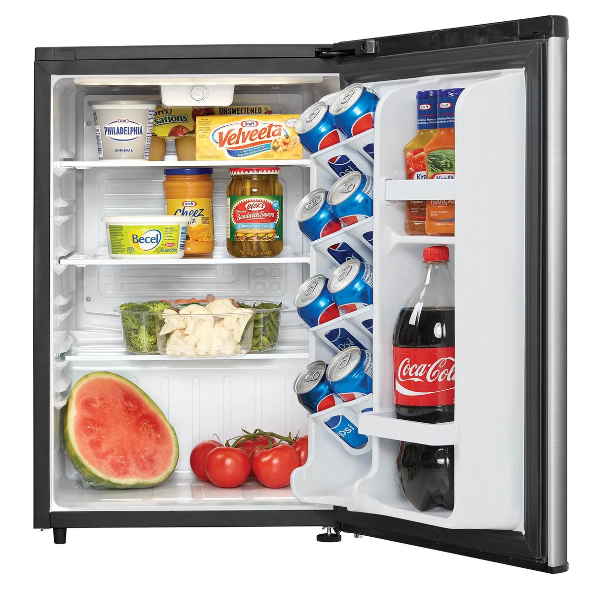 2.6 Cubic Foot Steel Compact Refrigerator H268925