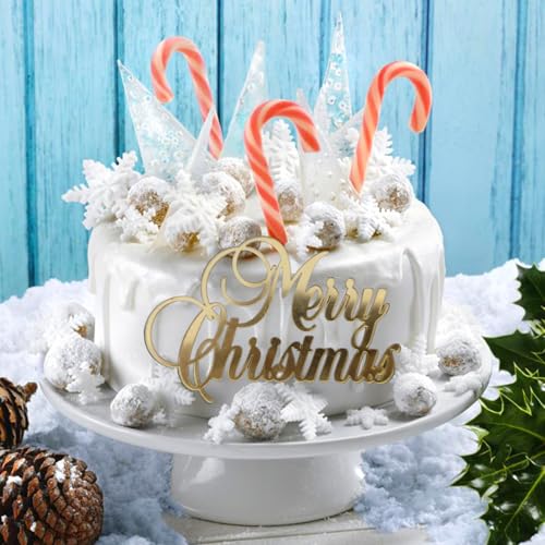 12 Pcs Christmas Cake Toppers J70336
