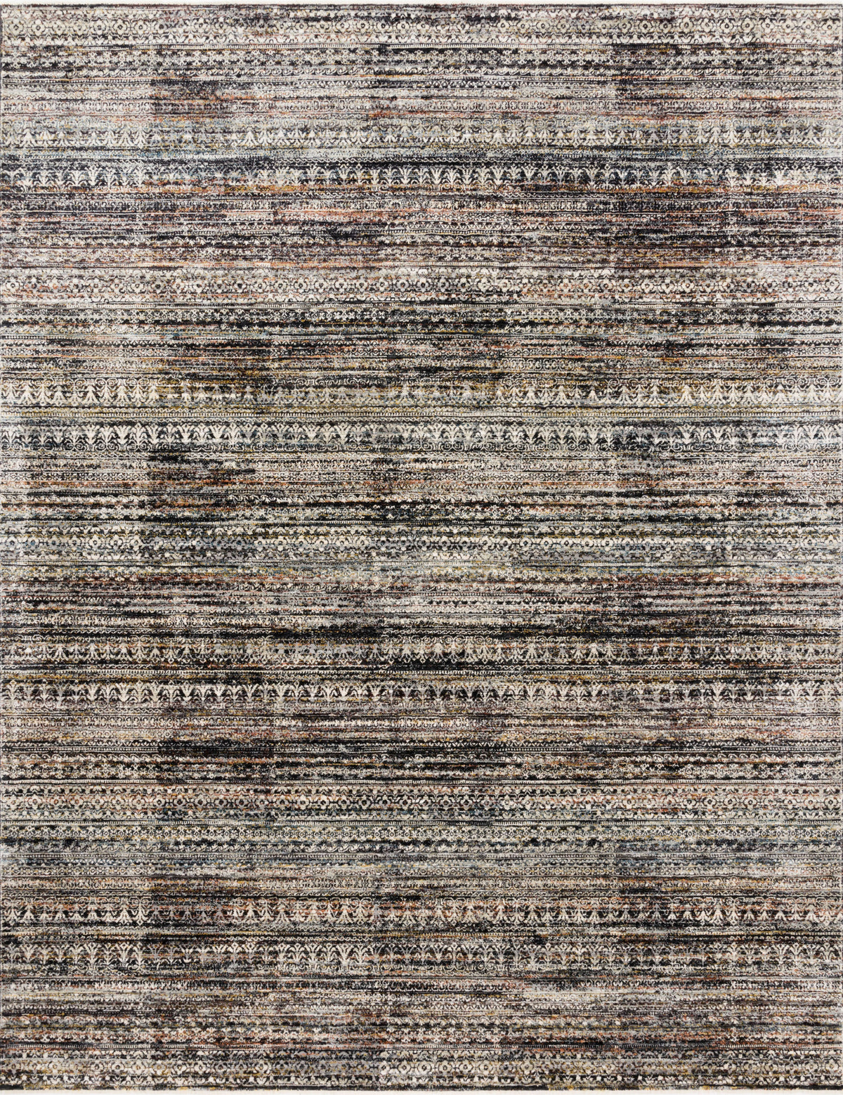 Grey Multi 6'7 x 9'6 Rug H465
