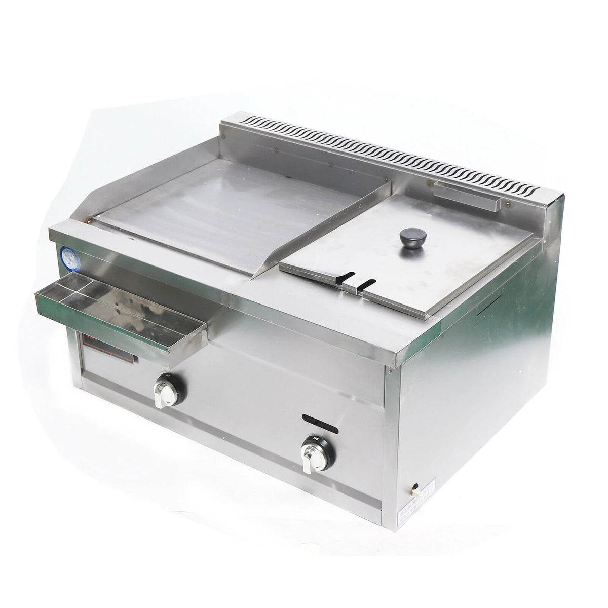 Multi-function Deep Fryer Stainless Steel with Portable Griddle H91699