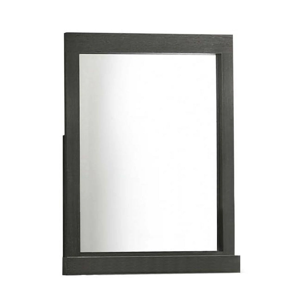 39 in. Gray Oak Rectangle Dresser Mirror S9888