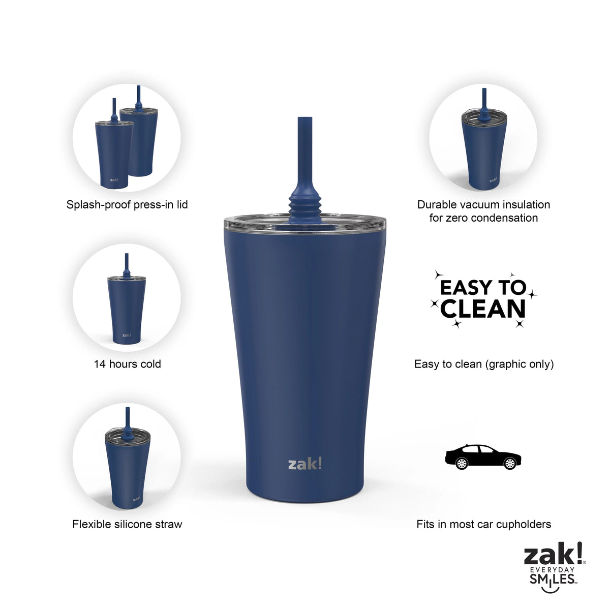 20oz Stainless Steel Tumbler And 15oz PP Tumbler 2pc R2630
